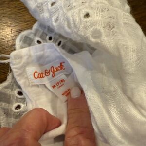 2 white dresses identical size